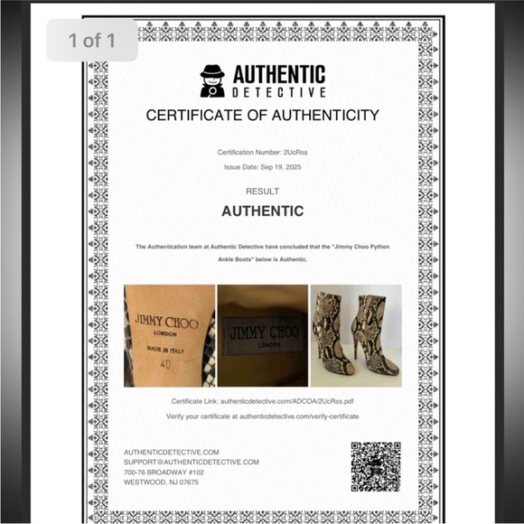 Jimmy Choo Python Boots Snakeskin Ankle Booties Stiletto Heels Black Size 40 - Picture 4 of 16